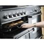 Rangemaster Kitchener 110cm Dual Fuel Range Cooker - Stainless Steel