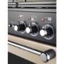 Rangemaster 78910 Kitchener 110cm Electric Range Cooker With Ceramic Hob - Ivory And Chrome