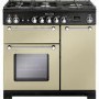 Rangemaster KCH90DFFCRC Kitchener 90cm Dual Fuel Range Cooker - Cream