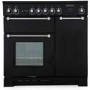 Rangemaster Kitchener 90cm Electric Range Cooker - Black