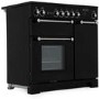 Rangemaster Kitchener 90cm Electric Range Cooker - Black