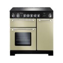KCH90ECCRC Rangemaster 79280 Kitchener 90cm Electric Range Cooker - Cream And Chrome