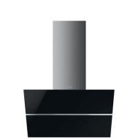 Smeg KCV80NE 80cm Black Glass Angled Chimney Hood