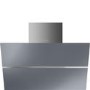 Smeg KCV80SE2 80cm Angled Cooker Hood - Silver Glass