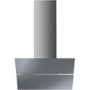Smeg KCV80SE2 80cm Angled Cooker Hood - Silver Glass