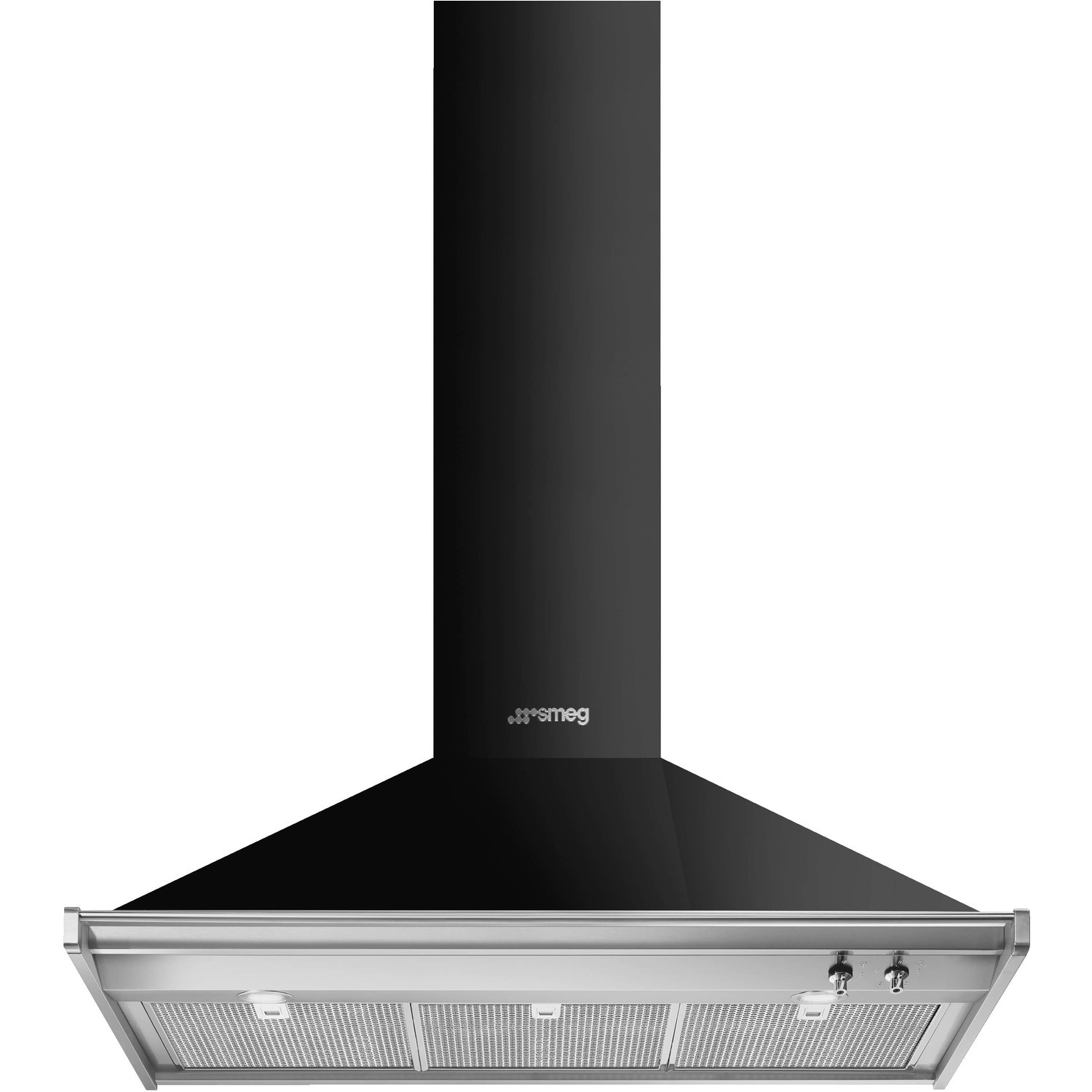 Smeg KD100HNE Opera 100cm Chimney Cooker Hood - Black