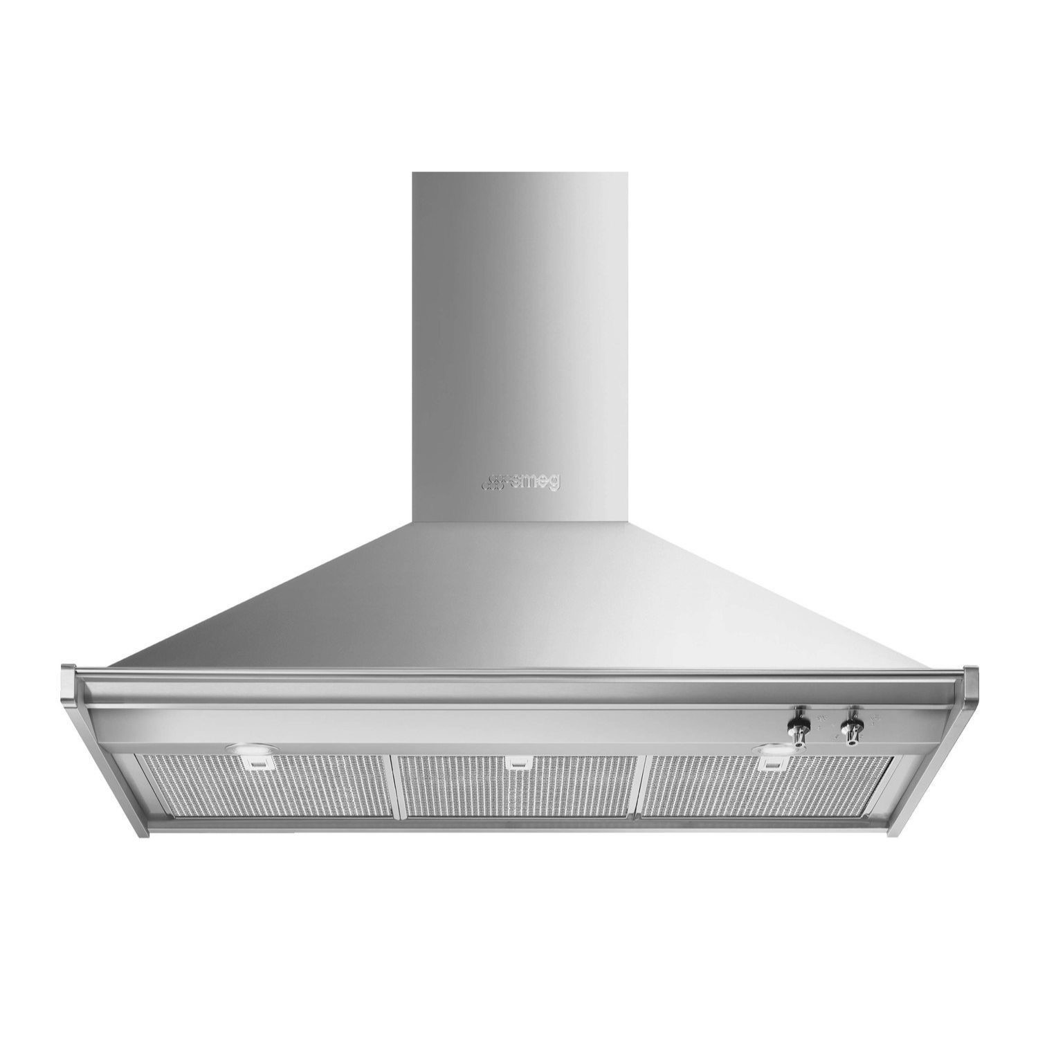 Smeg 100Cm Chimney Wall Hood Stainless Steel Kd100hxe - Image 4