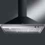 Smeg KD100N-2 Opera 100cm Chimney Cooker Hood Gloss Black