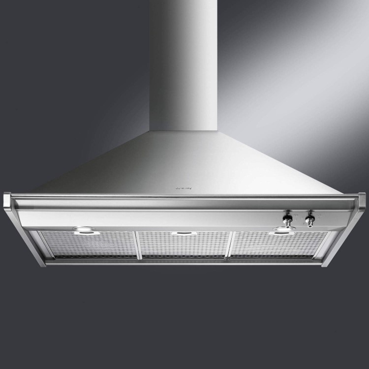 Smeg KD100X-2 Opera 100cm Chimney Cooker Hood Stainless Steel