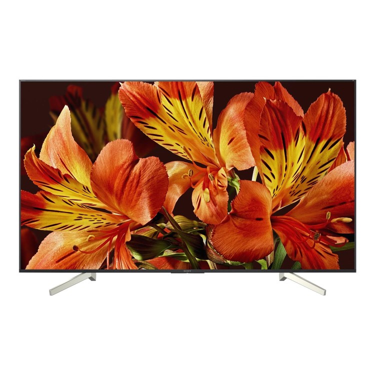 Sony BRAVIA KD49XF8577 49-inch Android TV; 4K HDR Ultra HD with voice remote YouView and Freeview HD - Silver