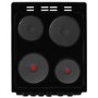 Refurbished Beko KD533AK 50cm Double Cavity Electric Cooker Black