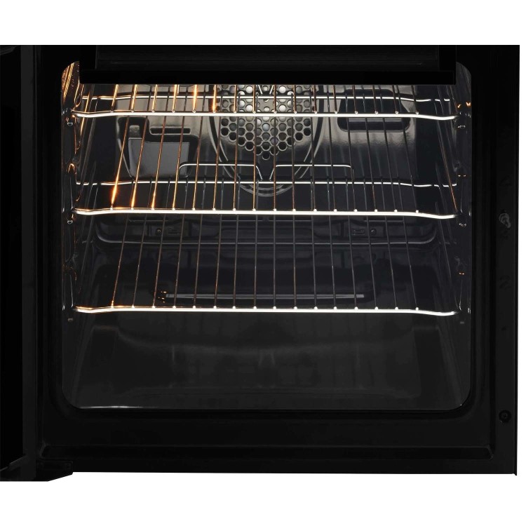 Refurbished Beko KD533AK 50cm Double Cavity Electric Cooker Black