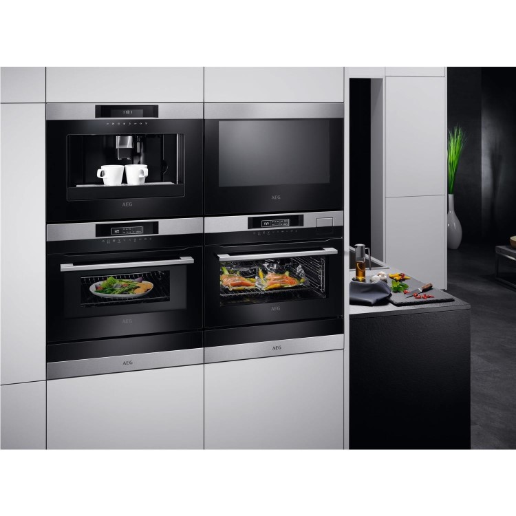 Refurbished AEG KDE911424M 14cm High Warming Drawer Stainless Steel