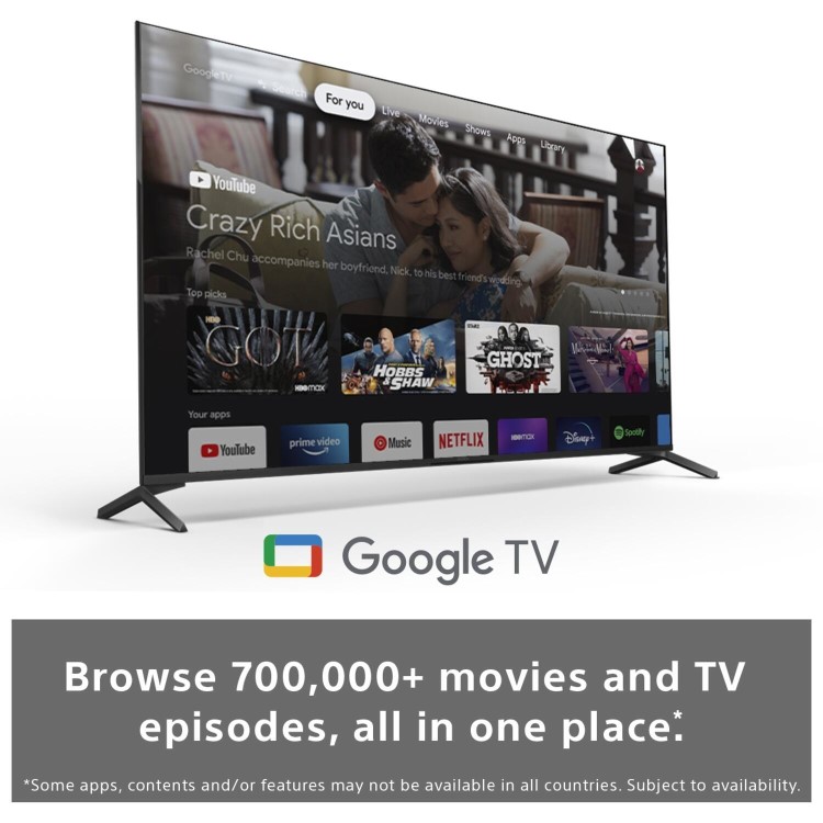 Sony X89J BRAVIA 65 Inch 4K HDR HDMI 2.1 Google Smart TV