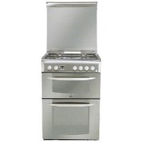 Indesit KD6G25SXIR 60cm Gas Cooker with Flame Safety Device in Stainless steel