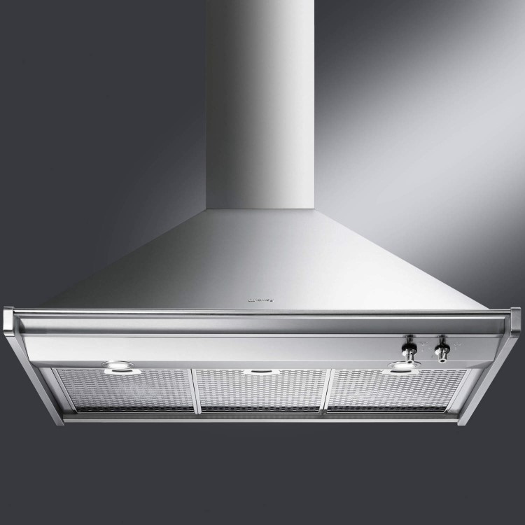 Smeg KD90X-2 Opera 90cm Chimney Cooker Hood Stainless Steel