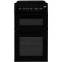 Beko 50cm Double Cavity Electric Cooker - Black