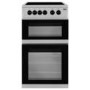Beko 50cm Double Cavity Electric Cooker - Silver