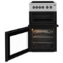 GRADE A2 - Beko KDC5422AS 50cm Twin Cavity Electric Cooker with Ceramic Hob - Silver