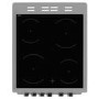 GRADE A2 - Beko KDC5422AS 50cm Twin Cavity Electric Cooker with Ceramic Hob - Silver