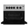 Beko 50cm Double Cavity Electric Cooker - Silver