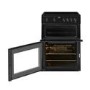 Beko 60cm Double Oven Electric Cooker - Black