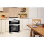 GRADE A2 - Beko KDC653W 60cm Double Oven Electric Cooker With Ceramic Hob And Programmable Timer White