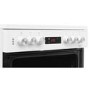 GRADE A2 - Beko KDC653W 60cm Double Oven Electric Cooker With Ceramic Hob And Programmable Timer White