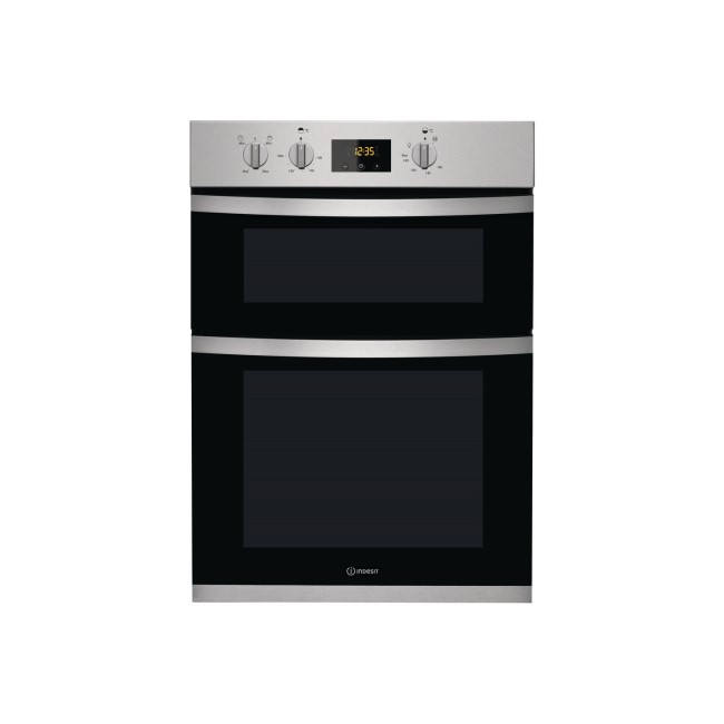 Indesit KDD3340IX Electric Fan Double Built-in Oven - Stainless Steel