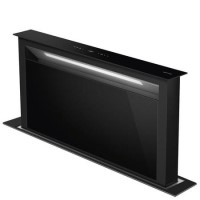 Smeg 90cm Island Downdraft Cooker Hood - Black