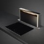 Smeg KDD90VXE-2 90cm Downdraft Extractor Black Glass And Stainless Steel