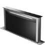 GRADE A2 - Smeg KDD90VXNE 90cm Downdraft Extractor Black Glass And Stainless Steel
