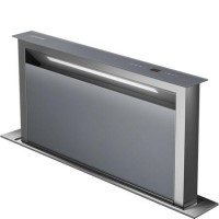 Smeg 90cm Downdraft Extractor - Silver Glass