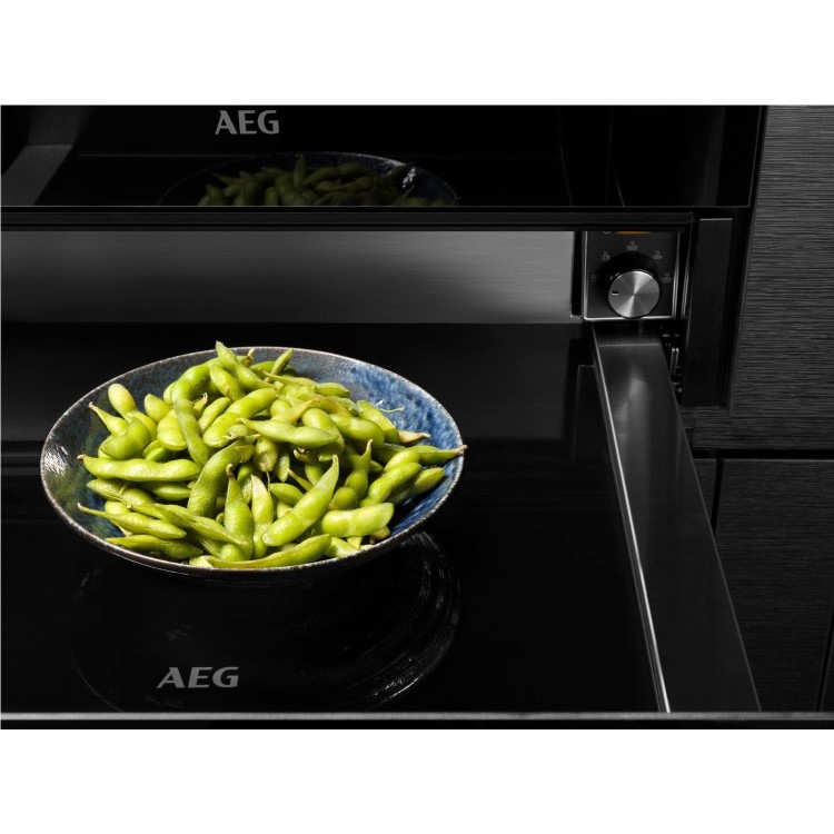 Refurbished AEG KDE911424M 14cm High Warming Drawer Stainless Steel