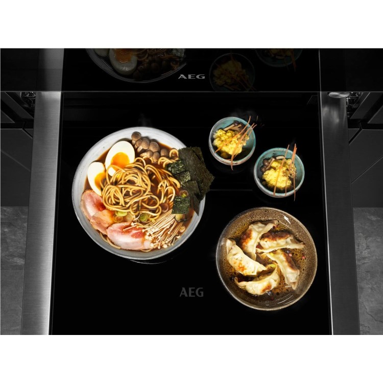 Refurbished AEG KDE911424M 14cm High Warming Drawer Stainless Steel