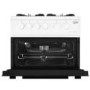 Beko 50cm Twin Cavity Gas Cooker - White