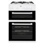 GRADE A3 - Beko KDG611W 60cm Double Oven Gas Cooker White