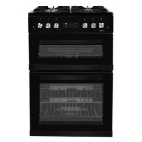 Beko KDG653K 60cm Double Oven Gas Cooker Black