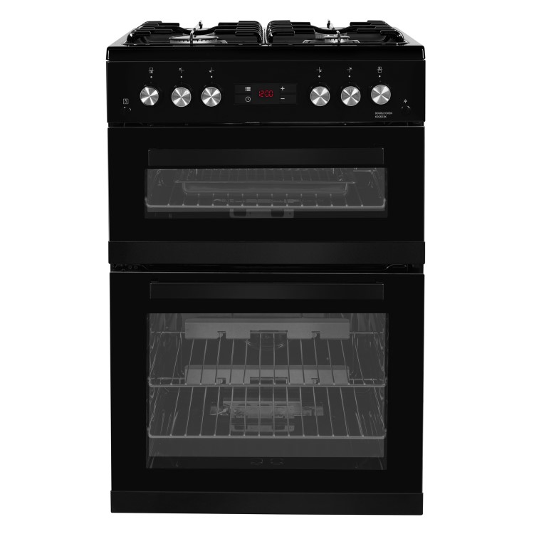 Beko KDG653K 60cm Double Oven Gas Cooker Black