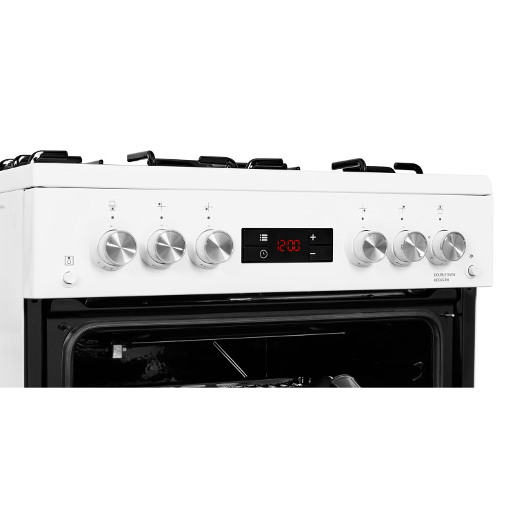 Beko 60cm Double Oven Gas Cooker - White