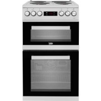 Beko 50cm Double Oven Electric Cooker - Silver Beko 50cm Double Oven Electric Cooker - Silver