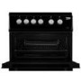 Beko 50cm Double Oven Electric Cooker - Black