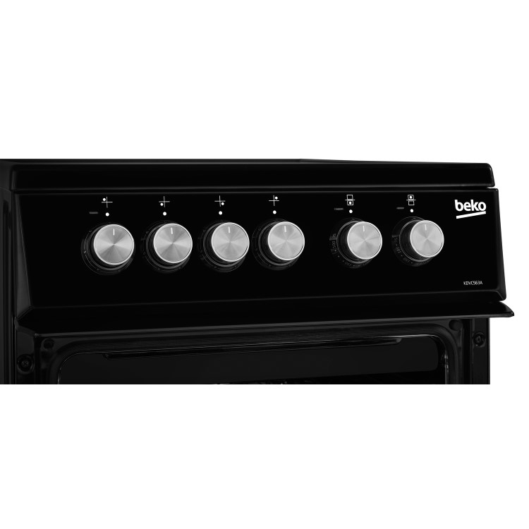 Beko 50cm Electric Cooker - Black