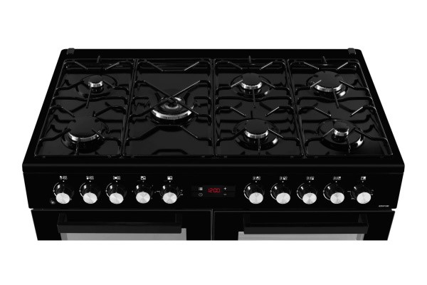 Seven burner gas hob