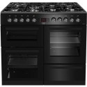 KDVF100K Beko 100cm Dual Fuel Range Cooker - Black