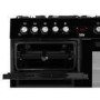GRADE A2 - Beko 100cm Dual Fuel Range Cooker - Black