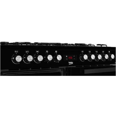GRADE A2 - Beko 100cm Dual Fuel Range Cooker - Black