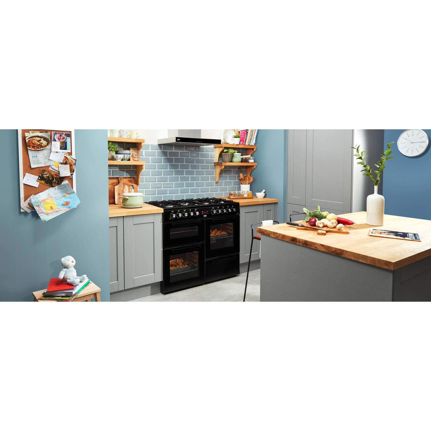 Beko electric range cooker 100cm deals