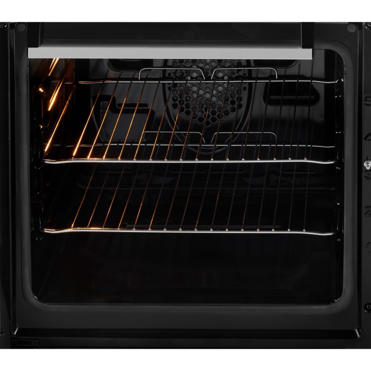 Beko 90cm Dual Fuel Double Oven Range Cooker - Black