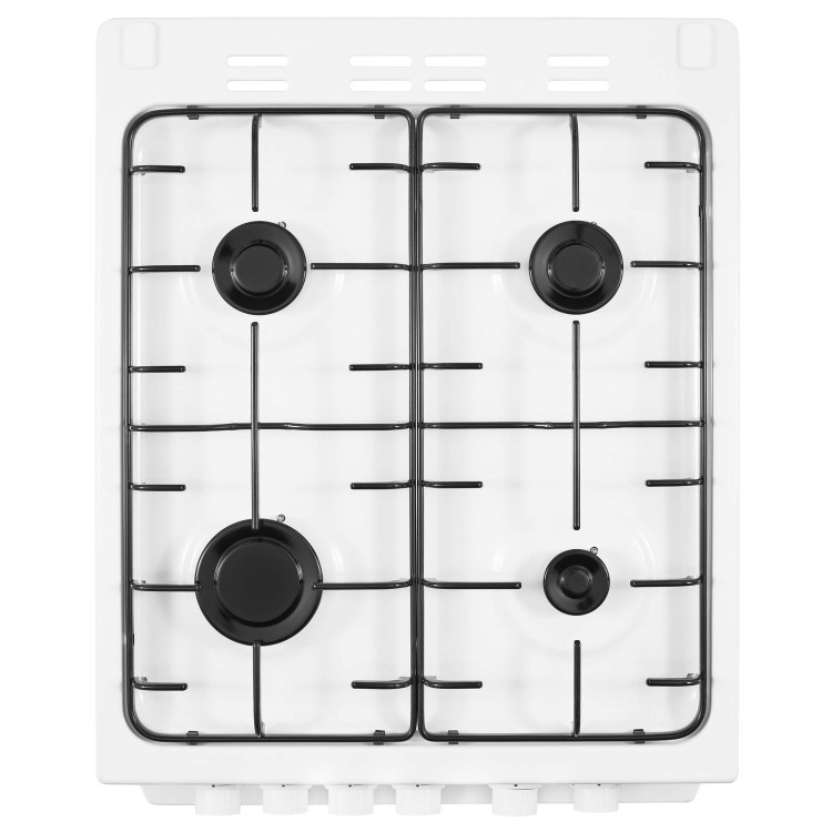 GRADE A2 - Beko KDVG592W 50cm Double Oven Gas Cooker - White